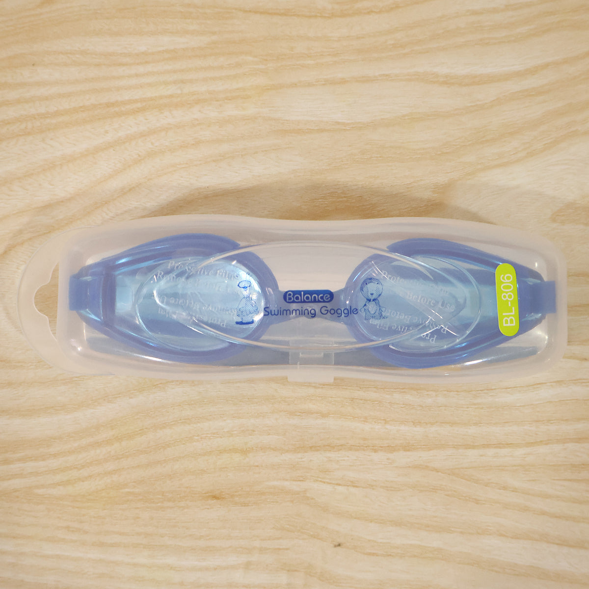 Kids Premium Swimming Goggles With Crystal Clear Lens And Secure Fit 1 Pc
