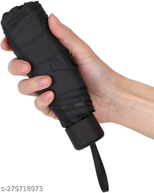 Kitchen4U Windproof Travel Umbrella for Rain, Umbrella (Black) 1 pc