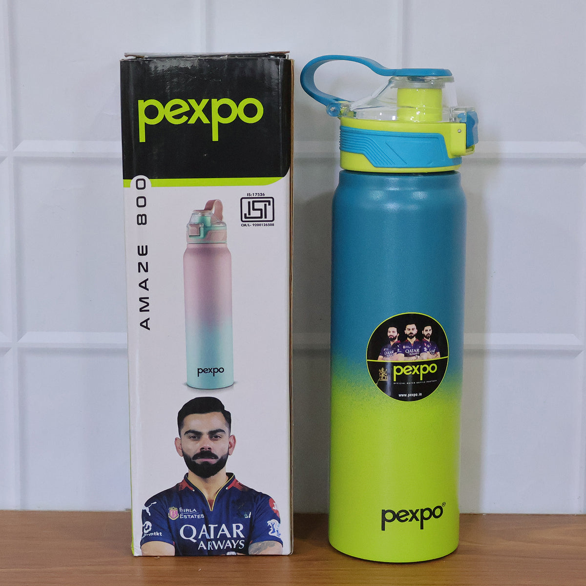 Pexpo Amaze Hot  Cold Insulated Stainless Steel Water Bottle 800 Ml