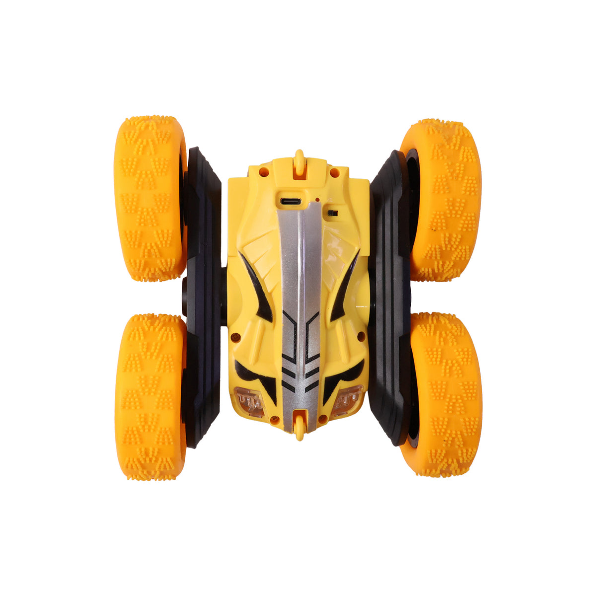 Remote Control Double Flip Stunt Car Rechargeable Rc Toy For Kids Play (1 Pc)