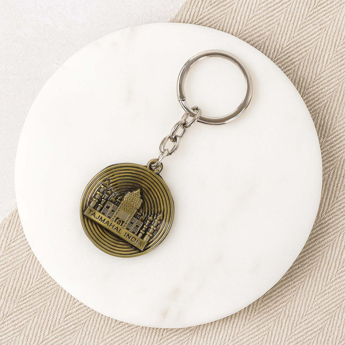 Premium Taj Mahal India Souvenir Keychain  (1 Pc)