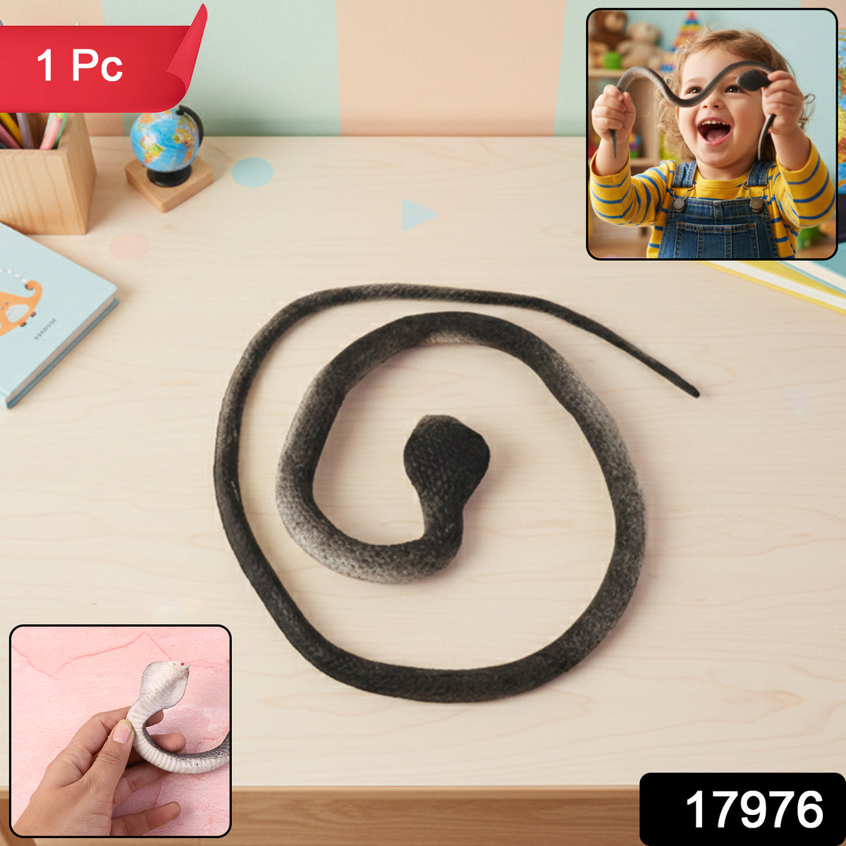Realistic Dummy Snake Toy For Kids Pranks (1 Pc)